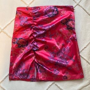 Free People Ruched Mini Skirt